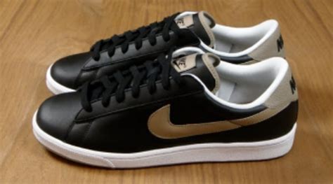 Nike Tennis Classic Blackwhite Gold Sole Collector