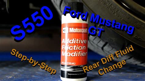 How To Change Ford Mustang Rear Differential Fluid Change Youtube