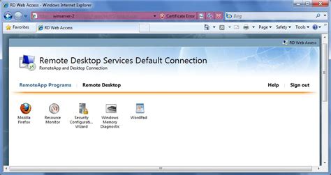 Configuring Windows Server 2008 Rd Web Access Techotopia