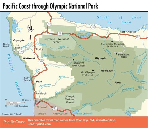 Washington Oregon California Coast Map Printable Maps