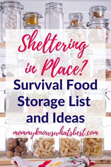 Pantry Essentials Survival Food Storage List And Ideas Survival Food