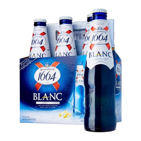 Buy Kronenbourg 1664 Blanc Beer In Blue 25cl 33cl Bottles And 500ml In