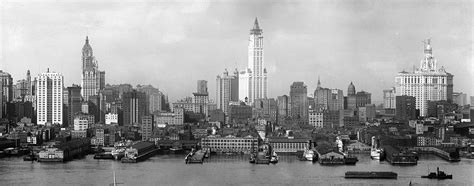 Ny Skyline From Bk Circa 1910 1920 New York City Buildings Iconic