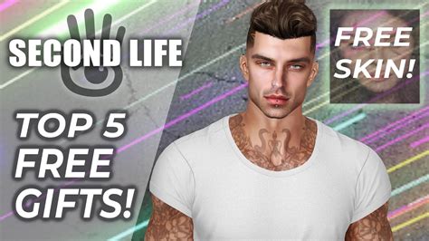 Second Life New Top 5 Free Ts Free Skin Mens Clothing And More