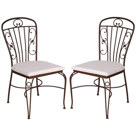 Garden Chair In Wrought Iron Indoor And Outdoor For Sale At 1stdibs