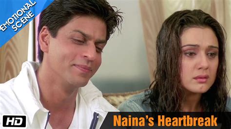 Nainas Heartbreak Emotional Scene Kal Ho Naa Ho Shahrukh Khan Saif Ali Khan And Preity