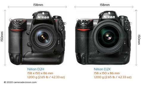Nikon D2h Vs Nikon D2x Detailed Comparison