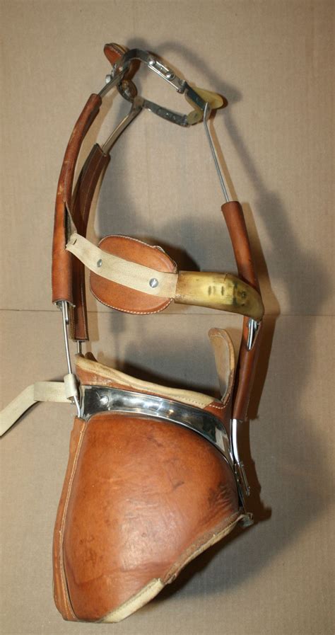 Vintage Leather And Stainless Steel Milwaukee Back Brace Medical Device