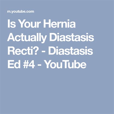 Epigastric Hernia Vs Diastasis Recti