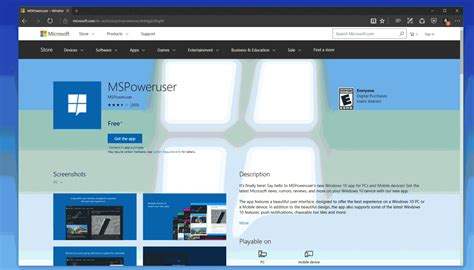 Microsoft готовит редизайн веб-версии магазина Windows