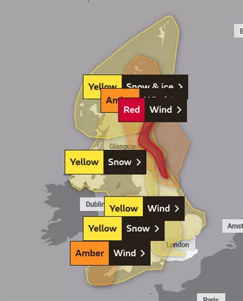 Red Alert For Storm Arwen In Scotland As Met Office Issues Five Extreme