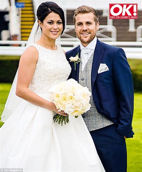 sam quek shows off sweeping ivory wedding gown in first look image from her marriage to tom