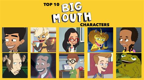 My Top 10 Favorite Big Mouth Characters By Jackskellington416 On Deviantart