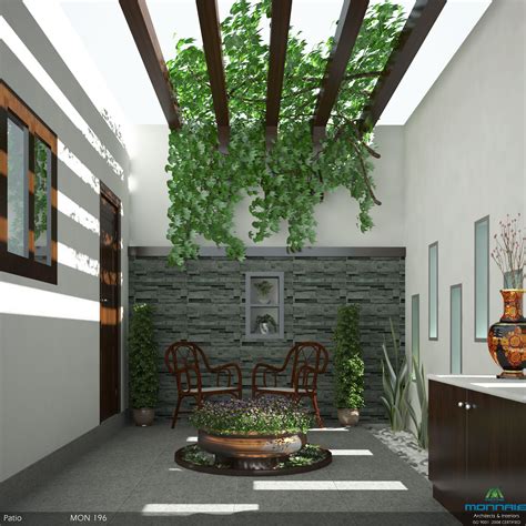 Patio And Courtyard Design By Monnaie As Interior Designers In Cochin