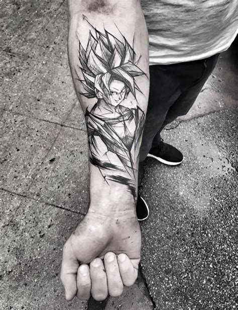 Pin By Daniel Herrera On Tattoos Sketch Style Tattoos Dragon Ball