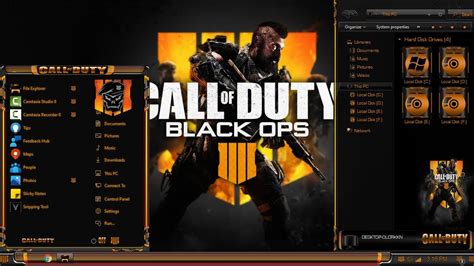 Call Of Duty Black Ops 4 Theme For Windows 10 2004 20h1 And 20h2 Youtube