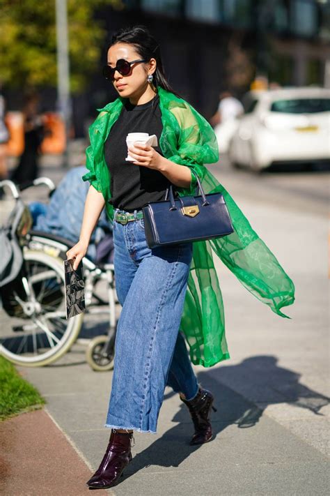 6 Ways To Wear Denim Culottes To Work Who What Wear