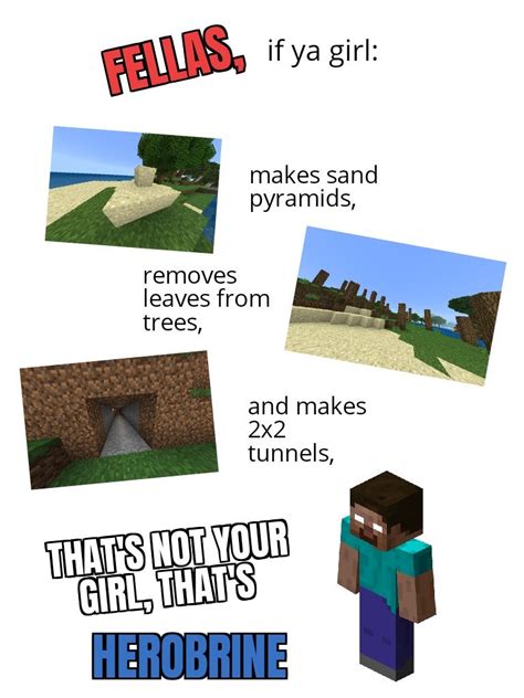 Removed Herobrine R Minecraftmemes Minecraft Know Your Meme