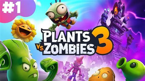 Plants Vs Zombies 3 Gameplay Part 1 Tanaman Baru Zombi Baru