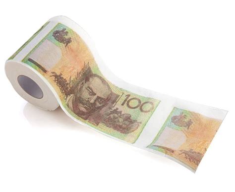 Australian 100 Note Novelty Money Toilet Paper Roll Nz