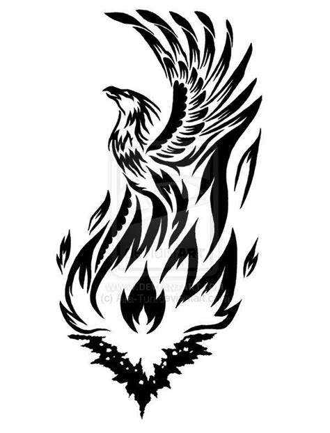 48 Tribal Phoenix Tattoos Ideas