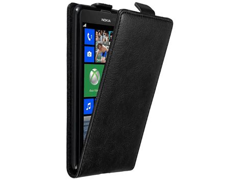 Cadorabo Flip Hülle Invis Style Flip Cover Nokia Lumia 625 Nacht