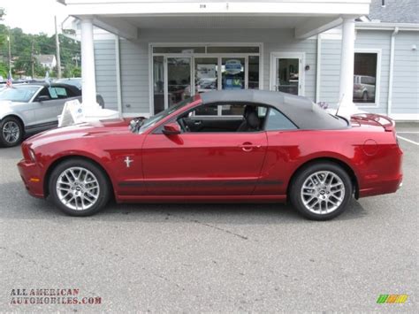 2014 Ford Mustang V6 Premium Convertible In Ruby Red Photo 4 211521