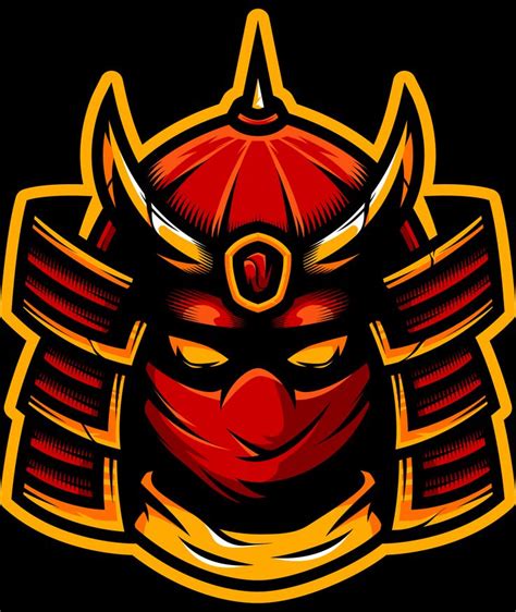 Samurai Esport Mascot Logo In 2020 Samurai Mascot Logos