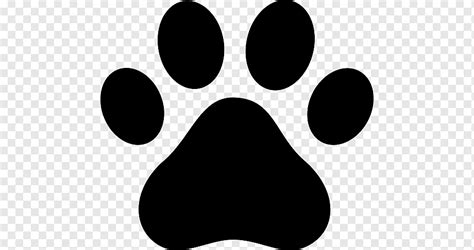 Black Dog Paw Logo