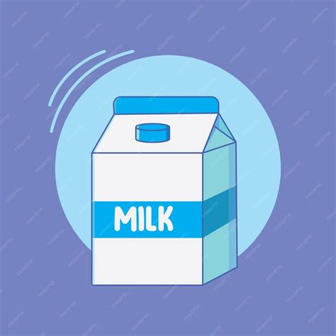 premium vector cartoon milk package