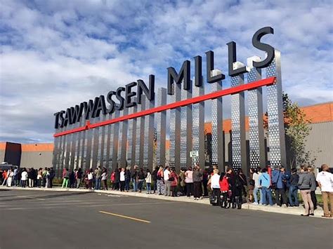 Tsawwassen Mills Opens To Massive Crowds Photosfloor Plan