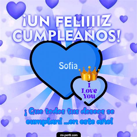 🎂feliz Cumpleaños Iv Sofia  De Cumpleaños