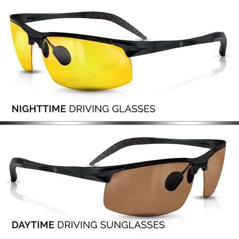 Day And Night Driving Glasses Knight Visor Set Of 2 Blupond Blupond