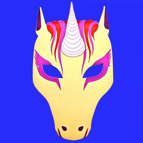 Unicorn Foam Face Mask Animal Masks Mask Party Fancy Dress For Kids