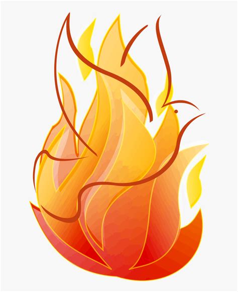 Dove Flying Out Of Flames Animated Fire Image Transparent Background