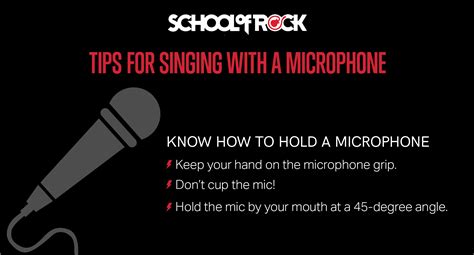 10 Ways To Improve Singing With A Microphone School Of Rock