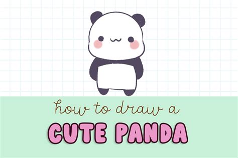 How To Draw A Cute Kawaii Panda Draw Cartoon Style