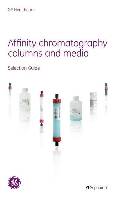 PDF Affinity Chromatography Column And Media Selection Guide
