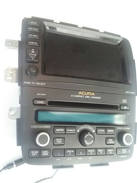 05 06 Acura Mdx Radio 6 Disc Cd Changer Xm Satellite Radio 2005 06 And