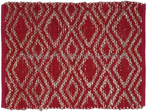 Irugs ch offers a wide variety of 60x90 rugs. GreenGate Rug Bianca Red with Jute 60 x 90 cm