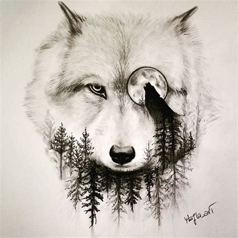 Drawings of wolves howling at the moon in pencil. Wolf Drawing at GetDrawings | Free download