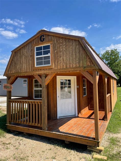 Storage Shed Plans Built In Storage Lofted Barn Cabin Shed