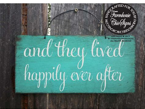 Happily Ever After Sign Wedding Sign Rustic Wedding Wedding