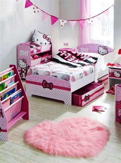 Everyone Will Love This Cute Hello Kitty Themed Bedroom And Accessories