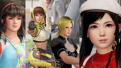 Dead Or Alive 6 All Helena Leifang Hitomi And Kokoro Scenes Youtube