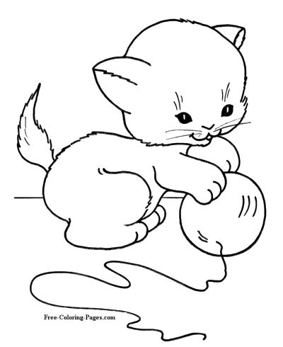 Coloring pages of cats