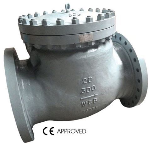 High Temperature Flanged Swing Check Valve Bs1868 Api6d Standard For