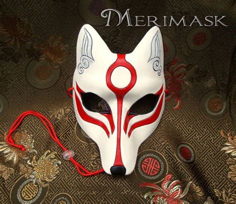 Made To Order Okami Kitsune Mask Masquerade Japanese Fox Cargo