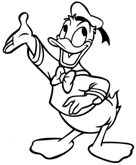 Disney Character Donald Duck Coloring Page Download Print Or Color Online For Free