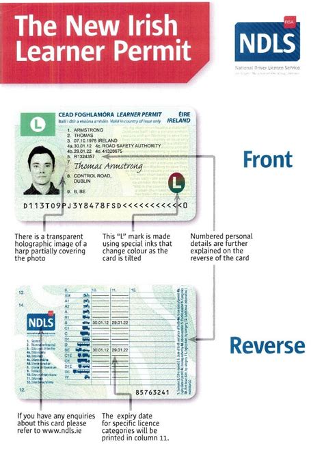 New Style Irish Learner Permit 2013 Learners Permit Driving Learners